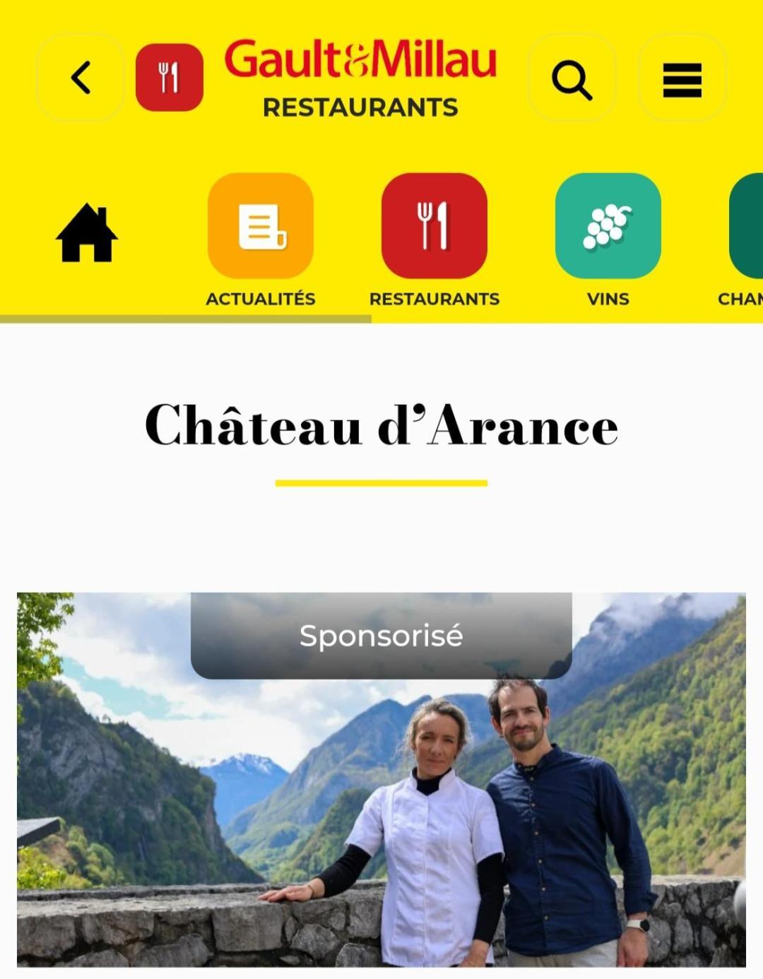Chateau D'Arance Hotel Restaurant Espace Bien-Etre Cette-Eygun Luaran gambar